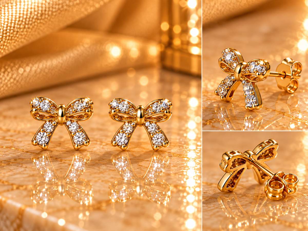 Small Bow Studs