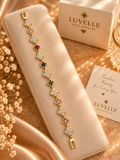 Multicolor Clover Bracelet