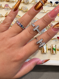 Adjustable Silver Rings