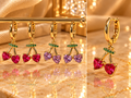 Heart Cherry Earrings