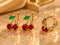 Small Cherry Hoops