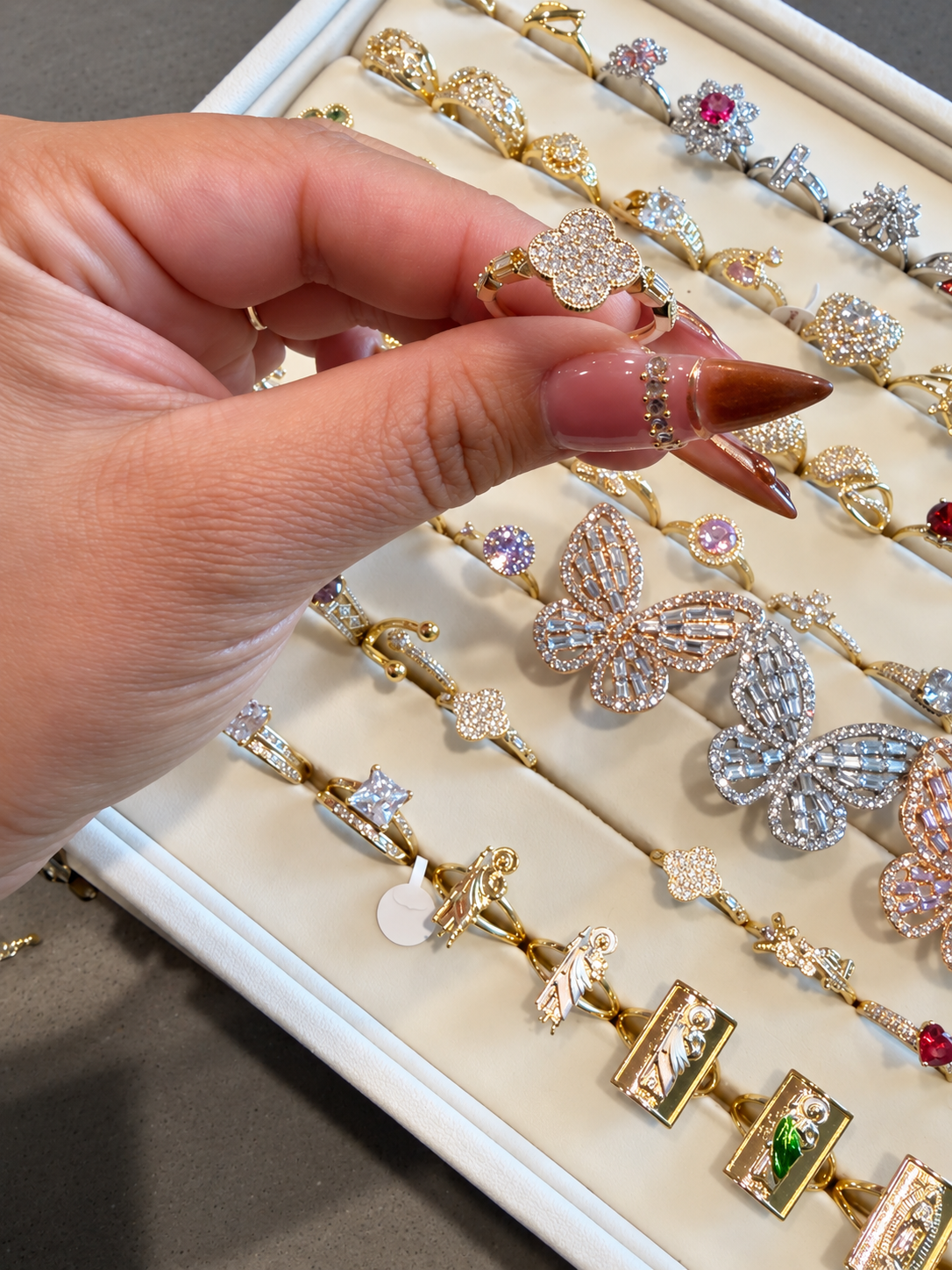 Diamond Clover Ring