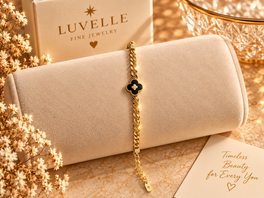 Clover Cuban Bracelet